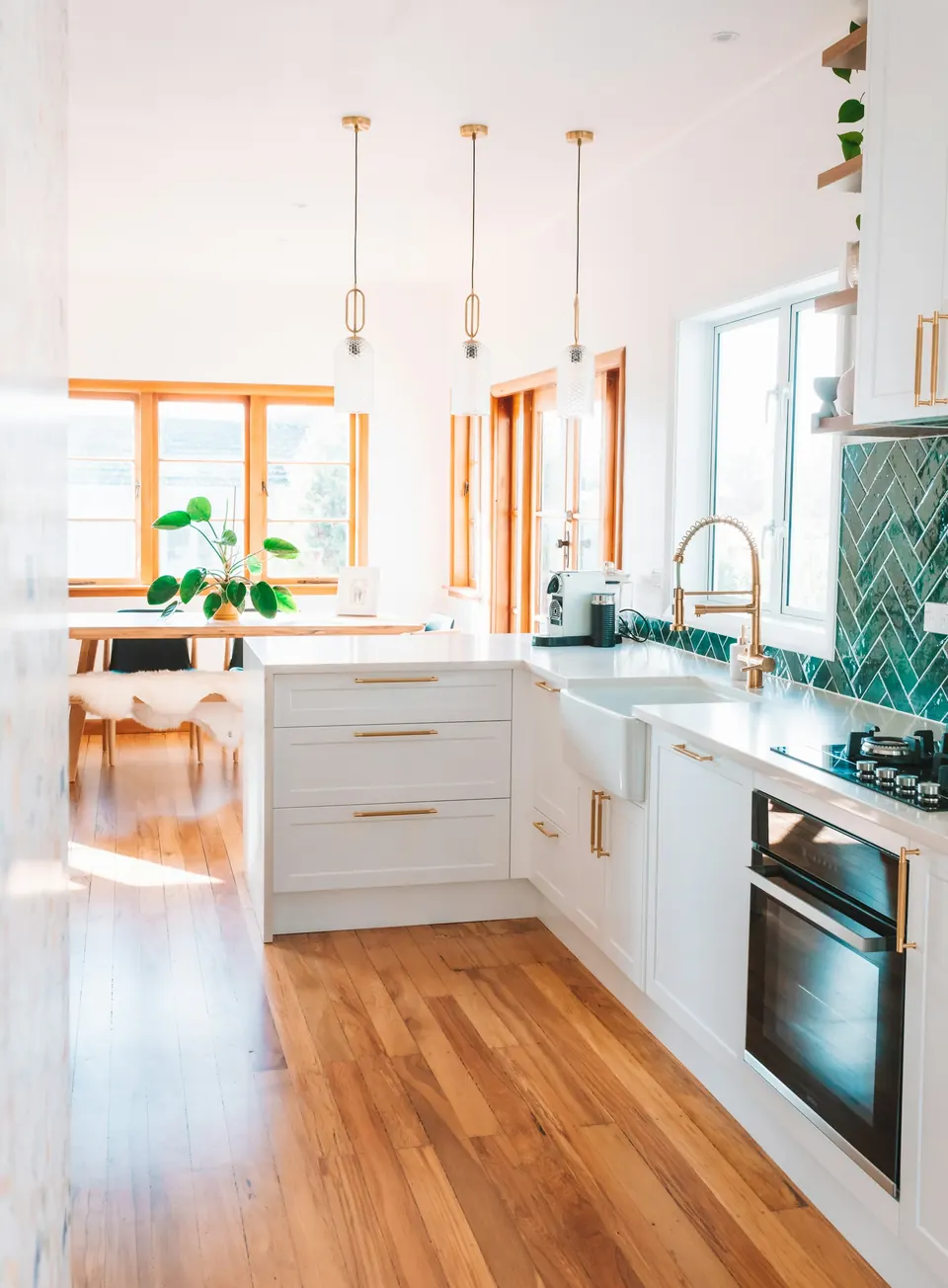 Estilo de suelo: Cocina con suelo cálido